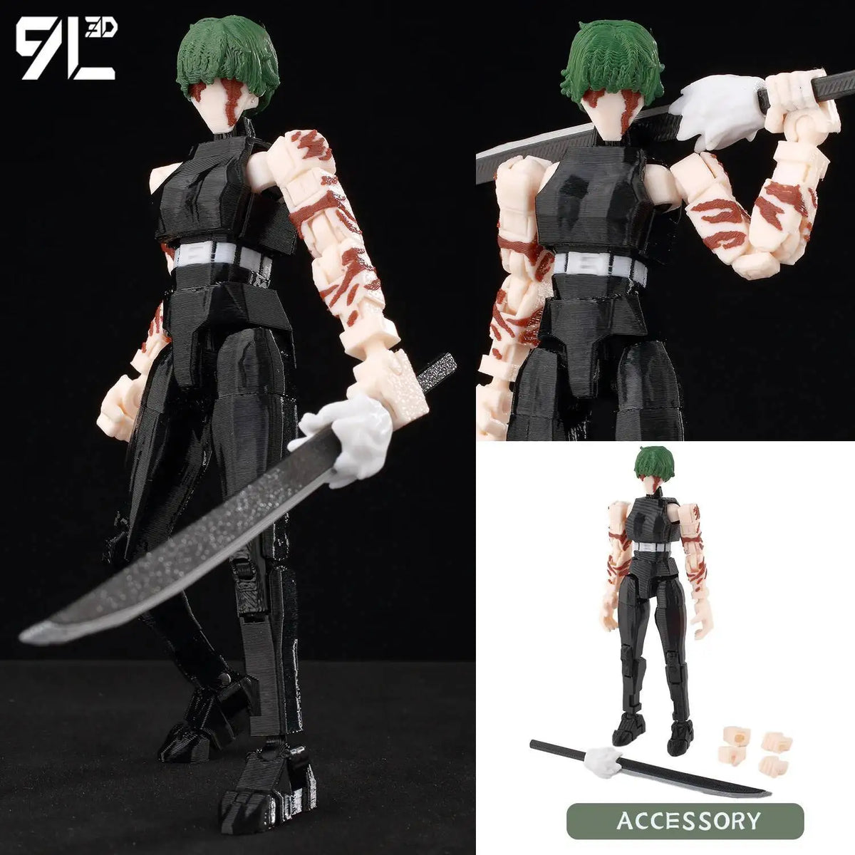 9L3D Lucky13 Gojo Sukuna Jujutsu Fushiguro Toji Gojo Satoru Action Figure Dummy13 T13 Multi-Jointed Collectible Toys Titan13