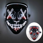 Multi Style Glowing LED Purge Mask Professional Wireless Luminous Party Mask Flashing Decorative Headgear Masker For Halloween