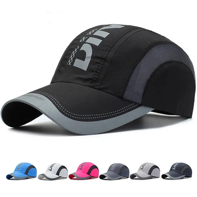 Quick Dry Breathable Mesh Baseball Cap for Summer Outdoor Sports