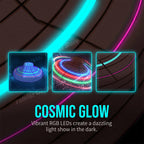 Magic Flying Helicopter Spinner Fingertip Upgrade Flight Gyro Fly Orb Hover Ball Mini Drone LED Light Luminous Toy Kids Gift Fun