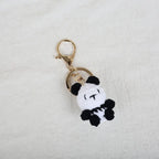 Mini Animal Crochet Keychain Cute Knitted Doll Keyring