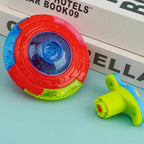 UFO Flashing Wing Spinning Top Kids Gyro Light Up Toy Kids LED Music Gyroscope Launcher Rotating Toys Fun Birthday Party Favors