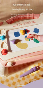 Cartoon Magnetic Drawing Board Montessori Writing Toy for Kids