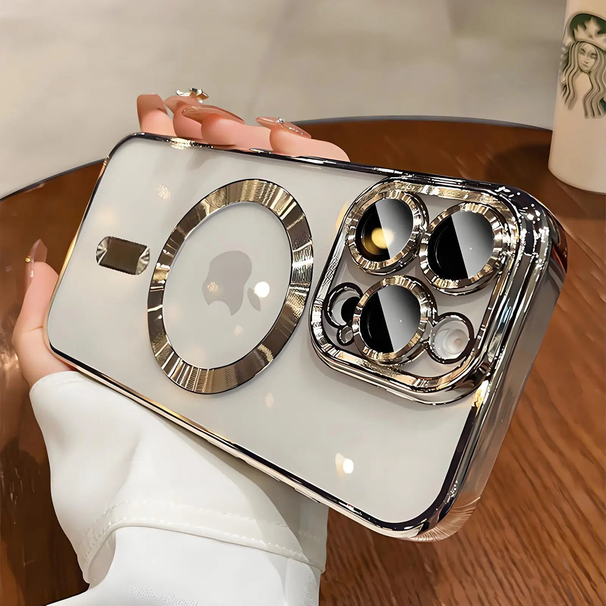 Magnetic Plating Camera Lens Protection Case For iPhone 17 16 15 14 13 12 11 18 Pro Max Case for Magsafe Wireless Charge Cover