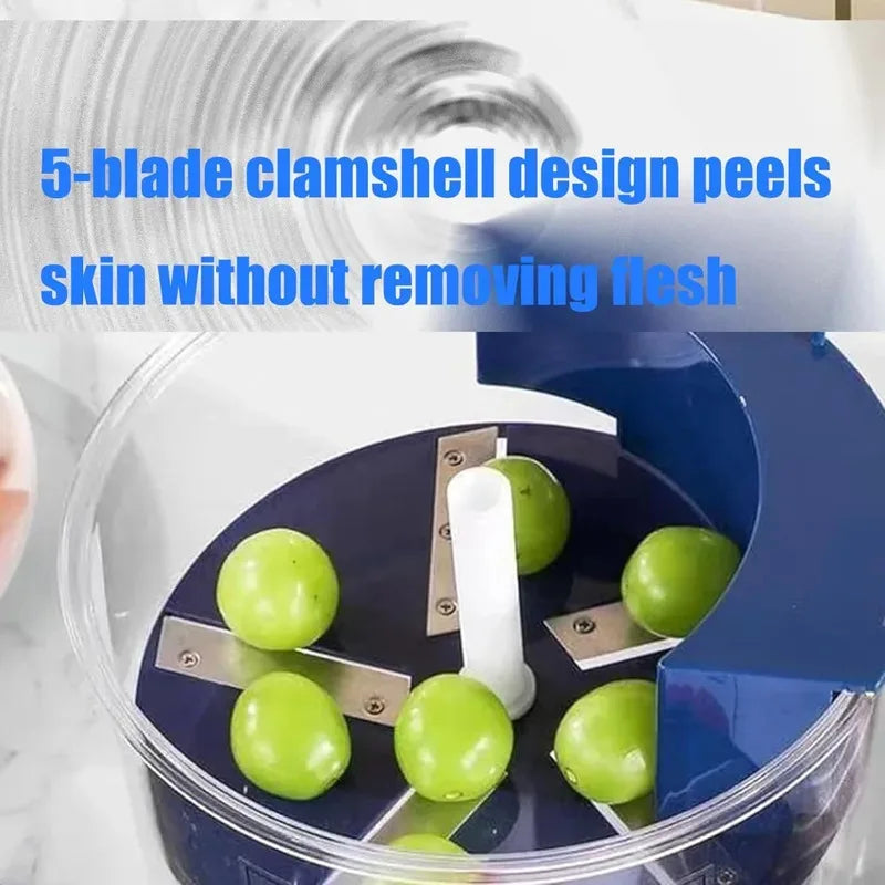 Automatic Electric Grape Peeler Rechargeable Garlic Peeling Machine