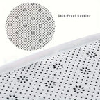 1pc long strip thickened kitchen floor mat flannel non-slip bathroom absorbent mat home door dirt-resistant foot mat