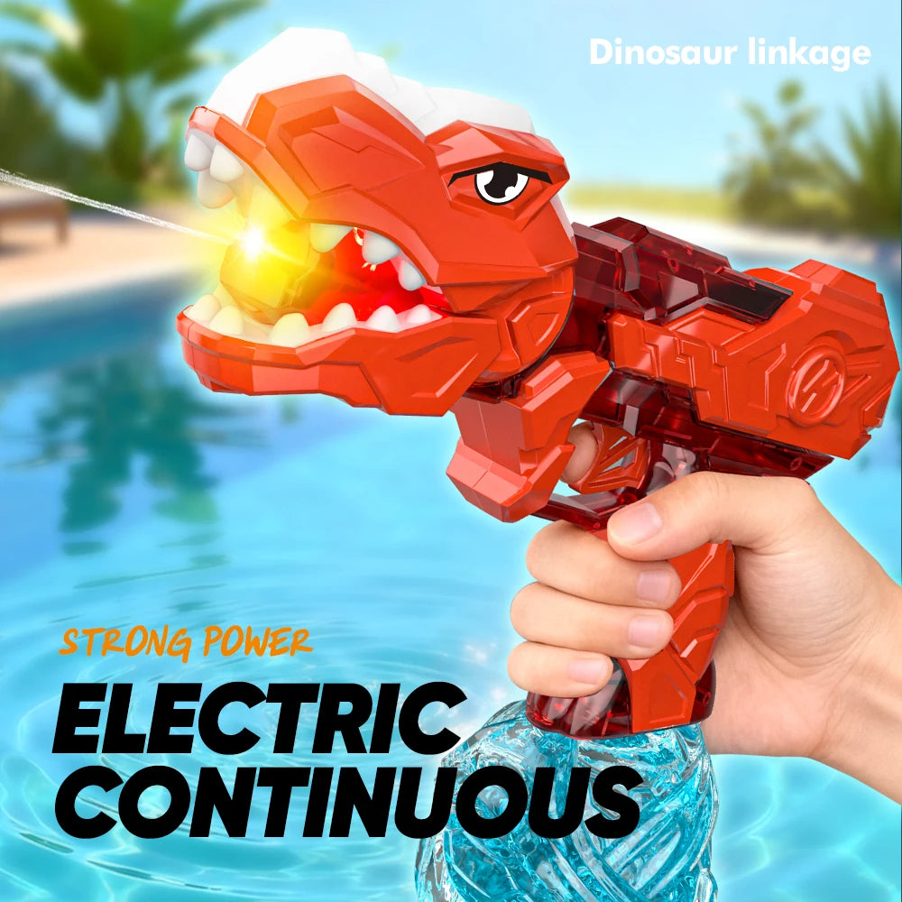 Electric Dinosaur Water Blaster with LED Lights