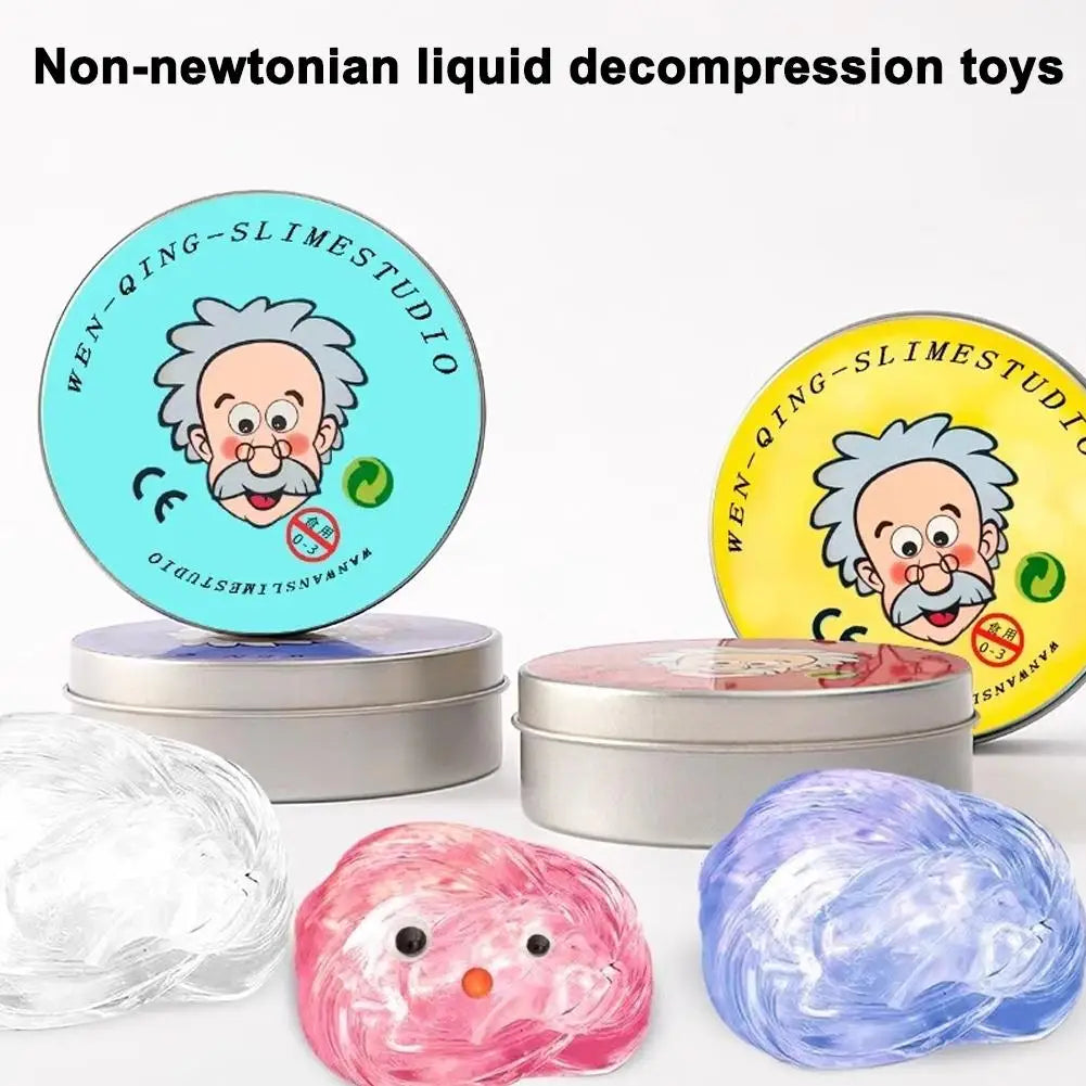 Non-Newtonian Liquid Glass Putty Toy