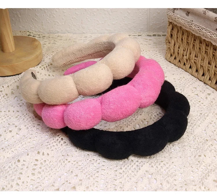 Fashion Sponge Spa Headband for Face Washing & Skincare