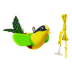 Interactive Wall Hanging Bird Cat Toy with Catnip for Indoor Play