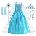 Girl Vestidos Costume Kid Dress Halloween Cosplay Children Birthday Carnival Party Dress Up 2-10 Year