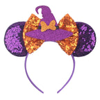 Sequin Mouse Ears Bow Headband for Women & Girls