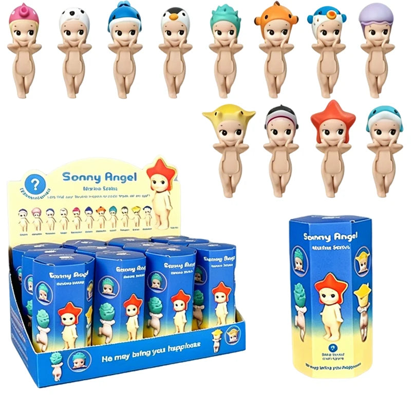 Cute Blind Box Mini Figures – Marine Animal Surprise Toy Set