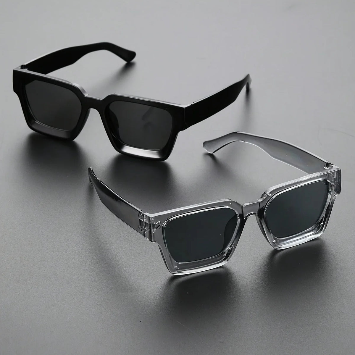 Classic Square Plastic Frame Sunglasses for Men & Women