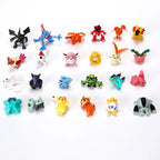 144 Pcs/Lot Mini Pokemon Figure Pikachu Kids Model Toys 2-3cm Kawaii Figurine PVC Dolls 6*24pcs Toys Wholesale