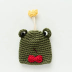 Cartoon Dog Key Case Handwoven Key Organizer Pouch