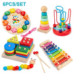 Montessori 3D Wooden Puzzle Educational Learning Toy for Kids