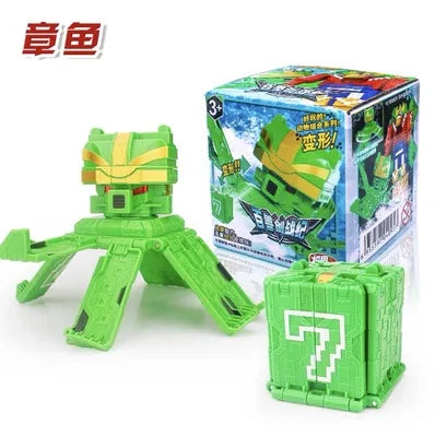 Math Cube Transformation Robot Toy