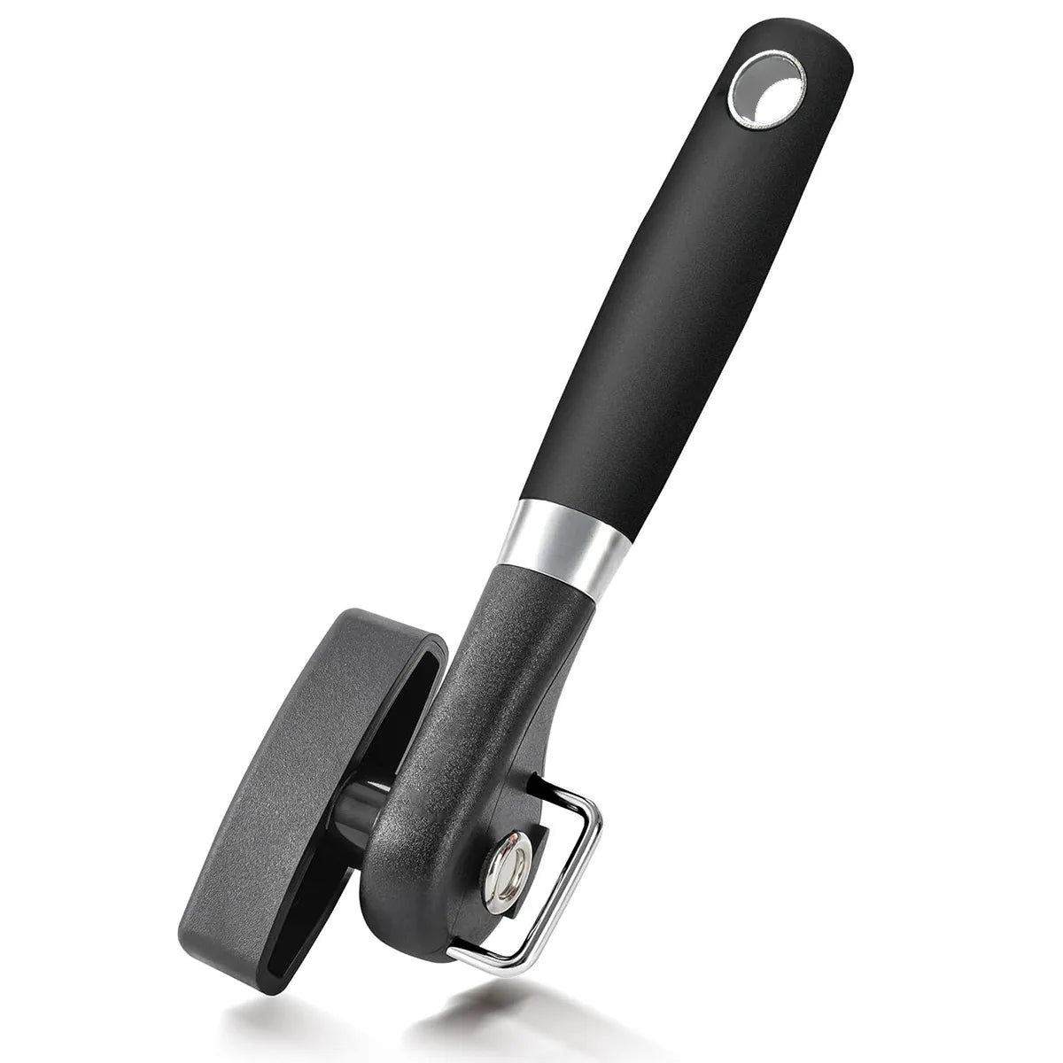 Stainless Steel Manual Can Opener with Side Cut & Bottle Opener Tool