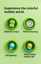 Cartoon Dinosaur & Giraffe Automatic Bubble Blowing Machine