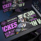 Hot Game Zenless Zone Zero New Mousepad 900x400mm Laptop Non-slip Keyboard Desk Pad XXL Anime Girl Hoshimi Miyabi Rubber Playmat