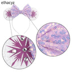 Mickey Cartoon Olaf Headbands for Kids Cute Snowman Ears Hair Accessories Women Elsa Frozen Hairband Girls Cosplay Headwear Gift