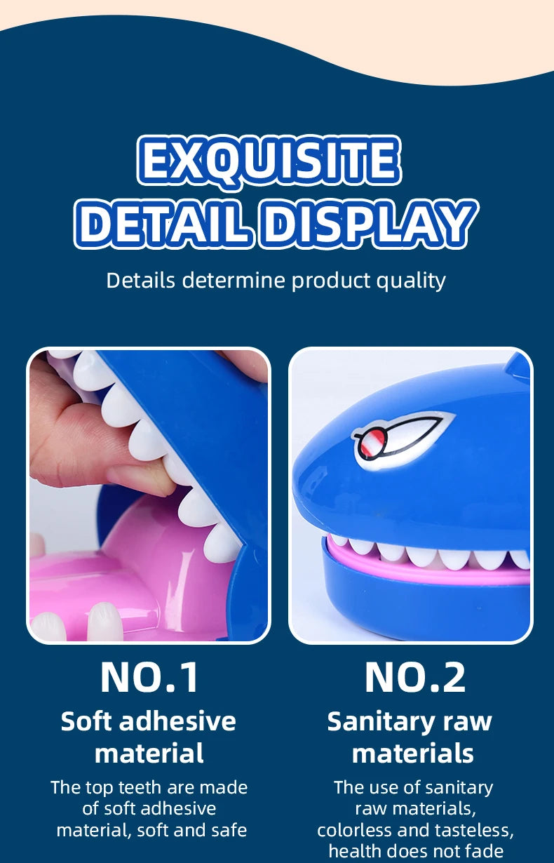 Pirate Bucket Shark Attack Finger Bite Interactive Family Party Game