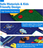 Montessori Toddler Busy Board Activity Book for Fine Motor Skills Learning