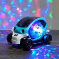 Electric Turn To Music Lights Dazzling Toy Car Model Boy Birthday Holiday Best Gift