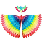 Kids Bird Cosplay Costume Wings Cape with Mask – Animal Outfit