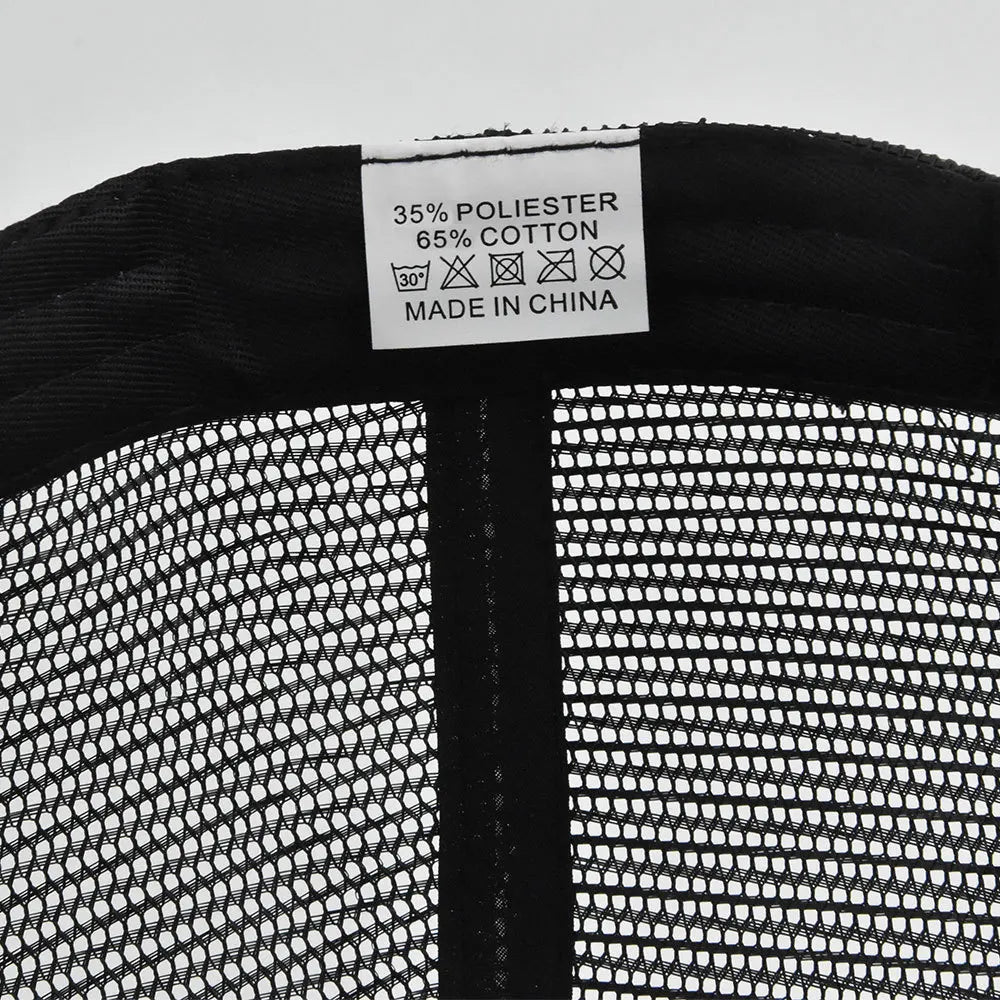 Custom Logo 5 Panel Mesh Baseball Cap for Outdoor Branding
