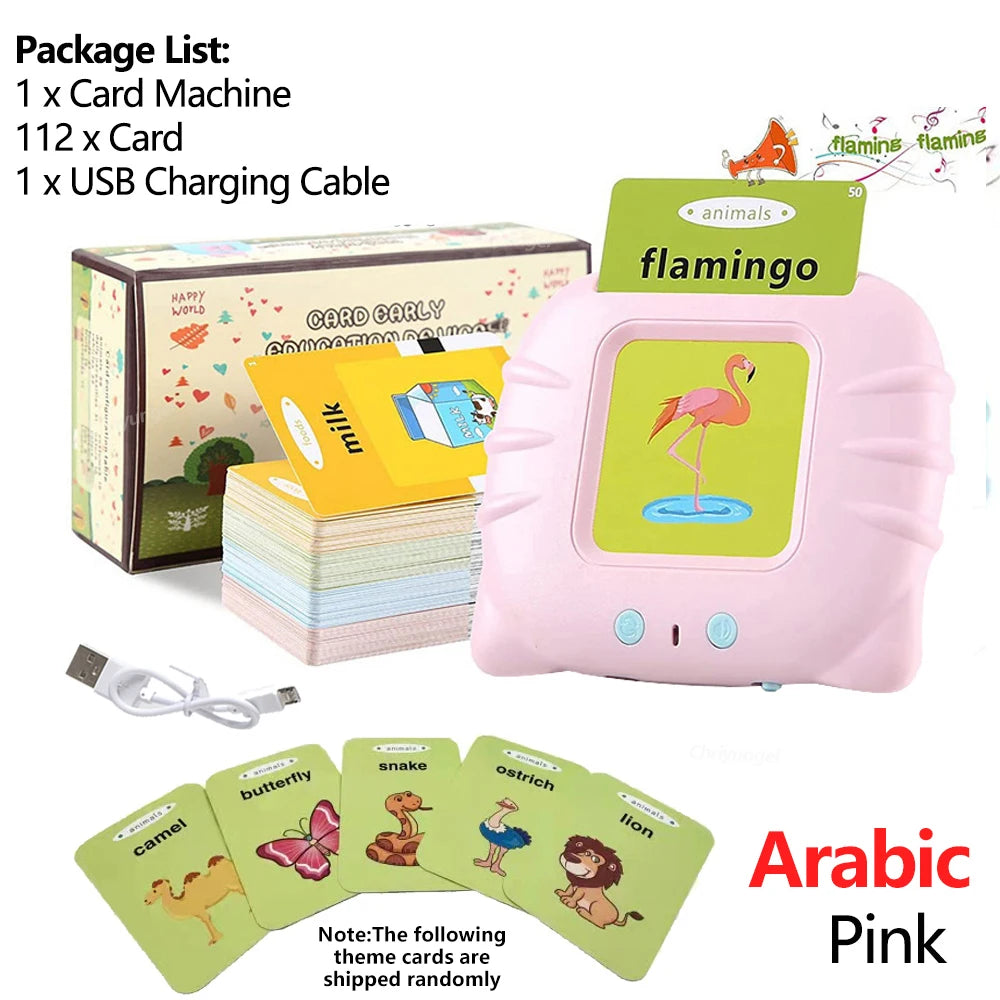 Talking Flash Cards Early Learning Educational Toy for Preschool Kids