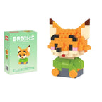 Disney 214 style Winnie LinaBell StellaLou Building Blocks Princess Cartoon Figrues Bricks Children's Assembly Toys Model Gift