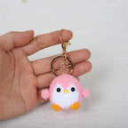 Mini Penguin Crochet Keychain Cute Animal Bag Charm