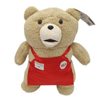 48cm Big Size Teddy Bear Ted 2 Bear Plush Toys In Apron Soft Stuffed Animal Plush Dolls For Christmas