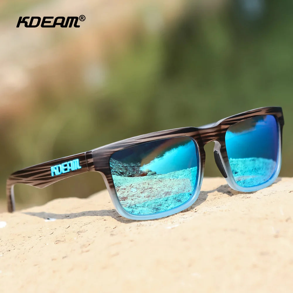 KDEAM Square Polarized Sunglasses UV400 for Men & Women