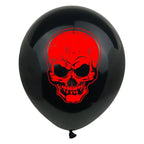 12pcs Halloween Ghost Balloons Spider Witch Bat Pumpkin Skeleton Horror Happy Halloween Party Decoration Carnival Party Supply