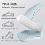 New Half Invisible Heighten Shoe Insoles Heel Insert Sport Cushion Height Increase EVA Memory Foam Heel Lifting 1.5/2.5/3.5CM