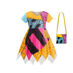 Girls Spooky Skeleton Ghost Sally Bride Dress Kids 2026 Halloween Carnival Party Character Cosplay Before Christmas Costume