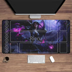 Riftbound LTCG Card playmat League of Mouse Pad Legends Jinx Series LOL 600x350mm overlock Board Game HD Printing XXL Desk Mat