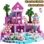 Magnetic Building Blocks Mine World Castle & Villa STEM Construction Set