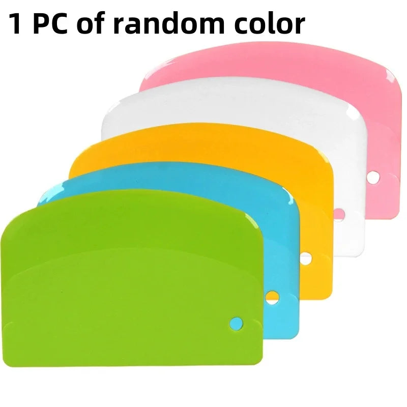 Plastic Cake Scraper Dough Cutter for Baking and Cake Decorating