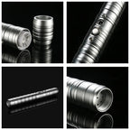RGB Metal Lightsaber Rechargeable LED Cosplay Light Sword with Sound Effects