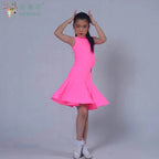 Latin Dance Fringe Dress Customized Tango ChaCha Samba Performance Costumes for Adult and Children's Latin Competition Clothing