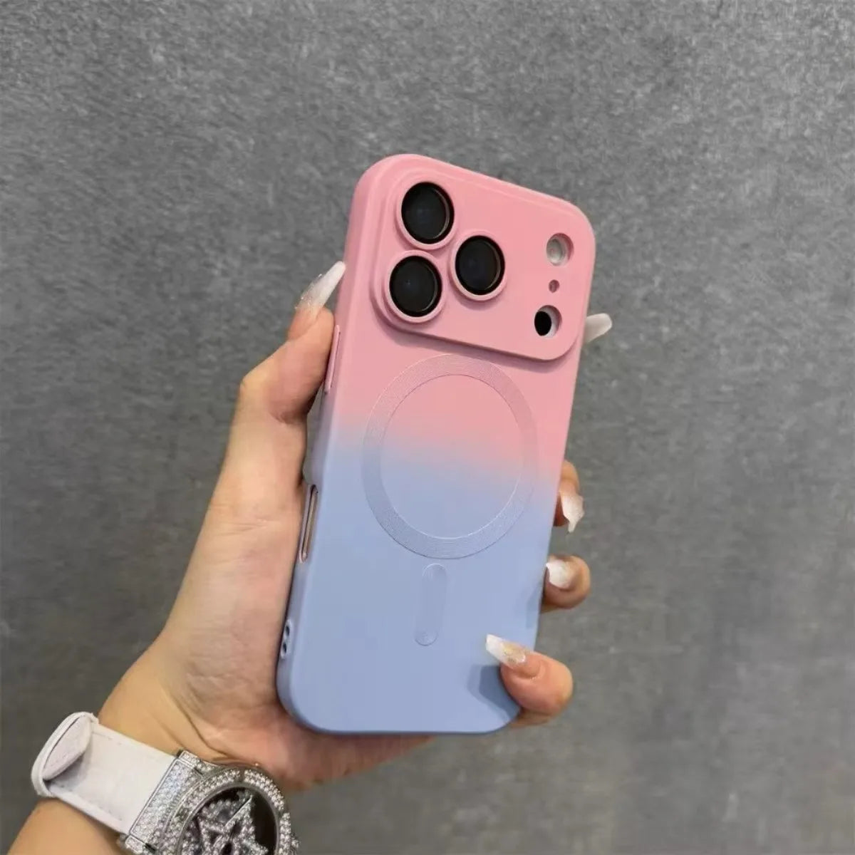 Silicone Soft Phone Case Slim Protective For Apple iPhone 18 17 Air 16 Pro Max 15 14 Plus 13 12 11 for Magnetic Gradient Cover