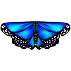 Kids Butterfly Wings Cape Girls Fairy Shawl Pixie Cloak Fancy Colorful Dress Costume Gift  Party & Holiday DIY Decorations