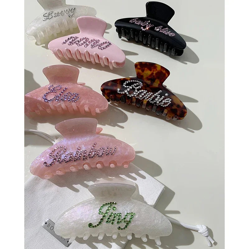Personalized Custom Name Hair Clip for Women & Girls