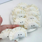 Soft Plush Dumpling Keychain Cute Food Bag Charm