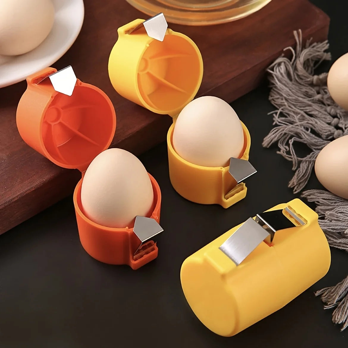 Egg Shell Opener – Manual Egg Cracker & Egg Separator Tool