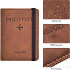 Travel Passport Holder Wallet for Men & Women